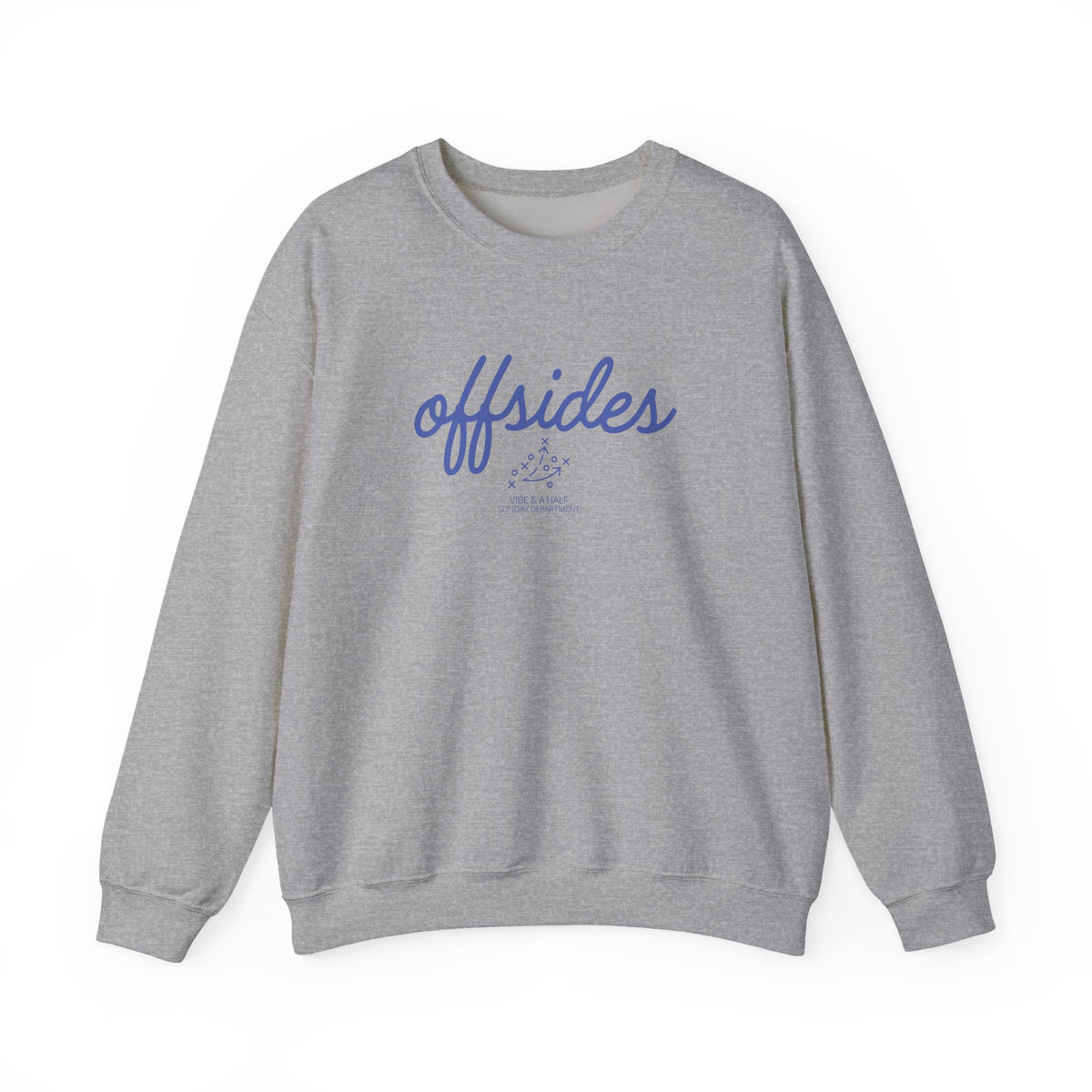 Offsides Crewneck Sweatshirt — Casual Hockey-Inspired Pullover