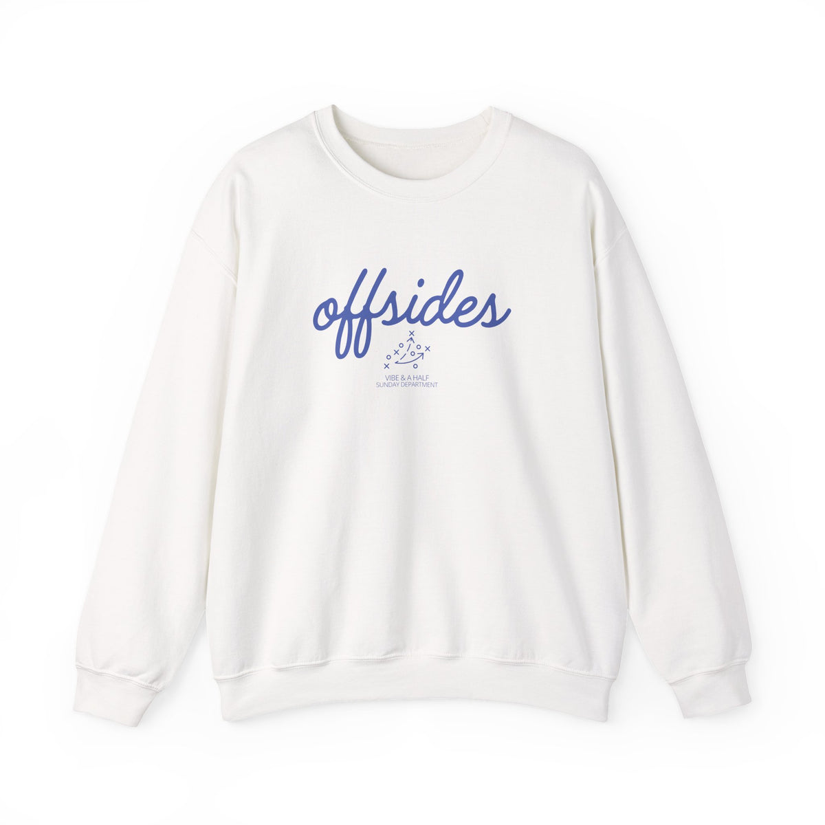 Offsides Crewneck Sweatshirt — Casual Hockey-Inspired Pullover