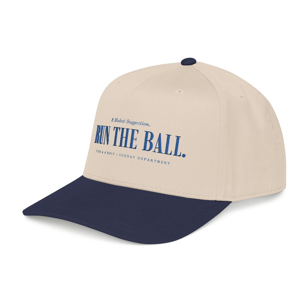 The Run the Ball Script Cap — Navy