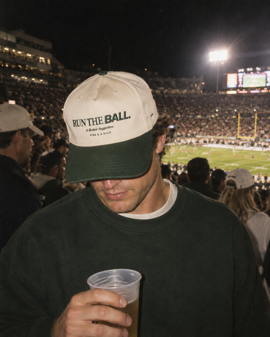 The Run the Ball Cap — Forest
