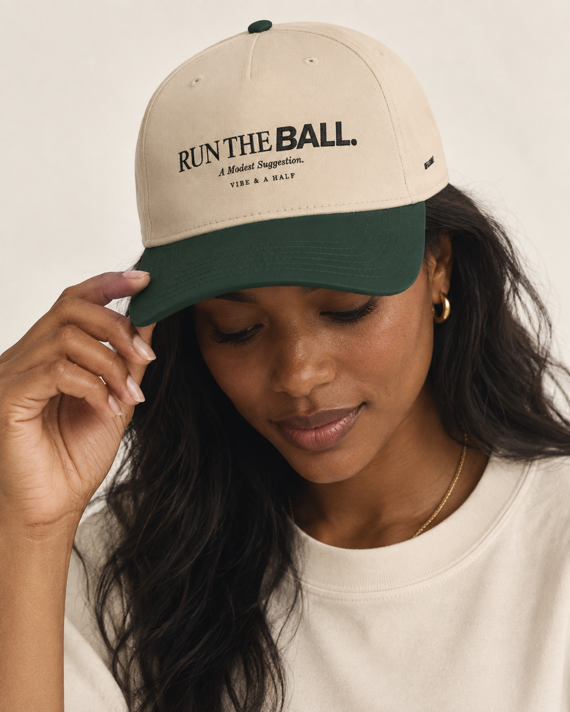 The Run the Ball Cap — Forest