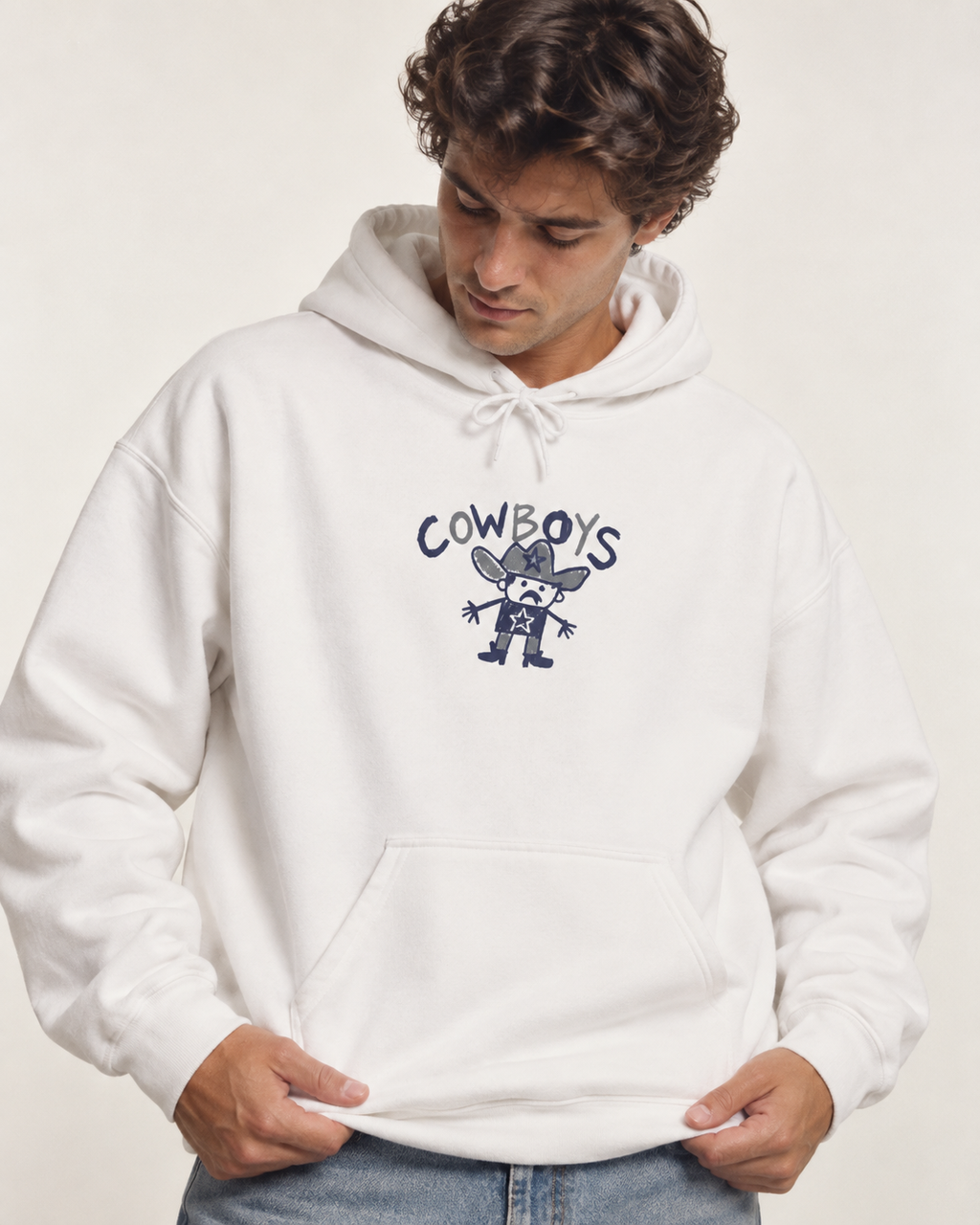 Cowboys Retro Mascot Hoodie