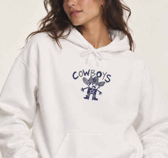 Cowboys Retro Mascot Hoodie