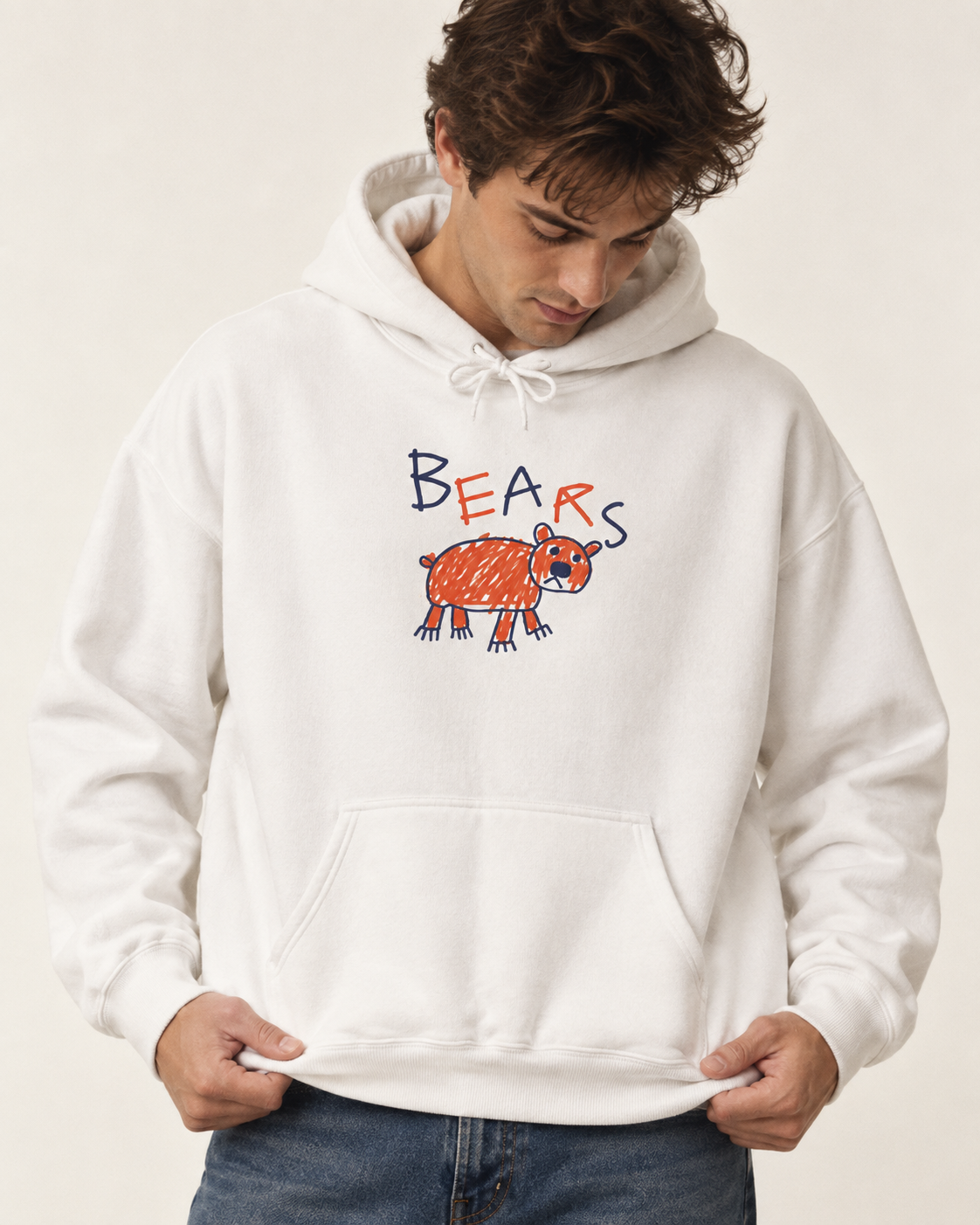 Chicago Bears Doodle Hoodie