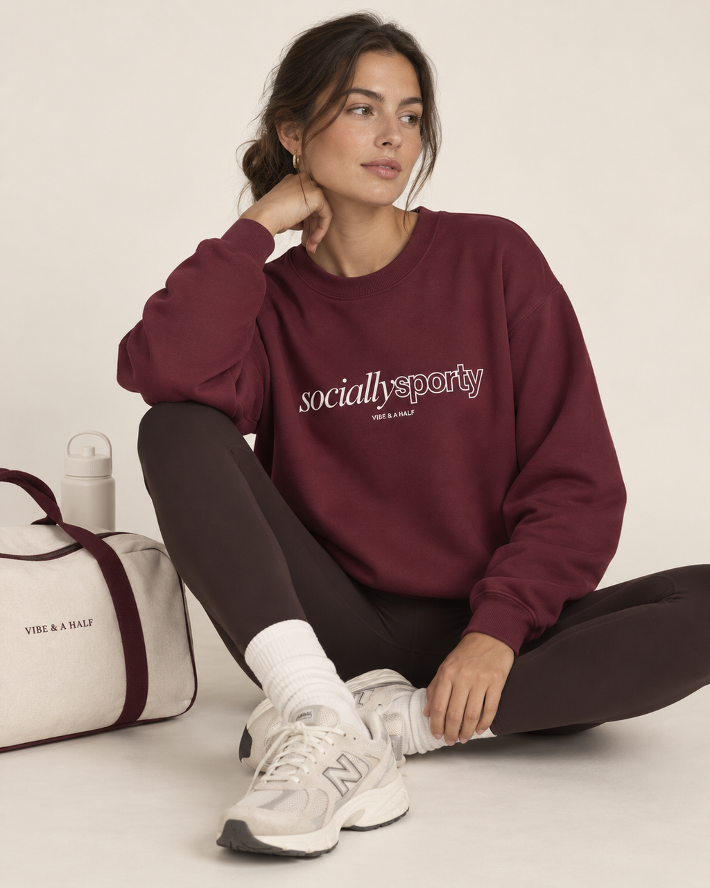 Socially Sporty Crewneck Sweatshirt