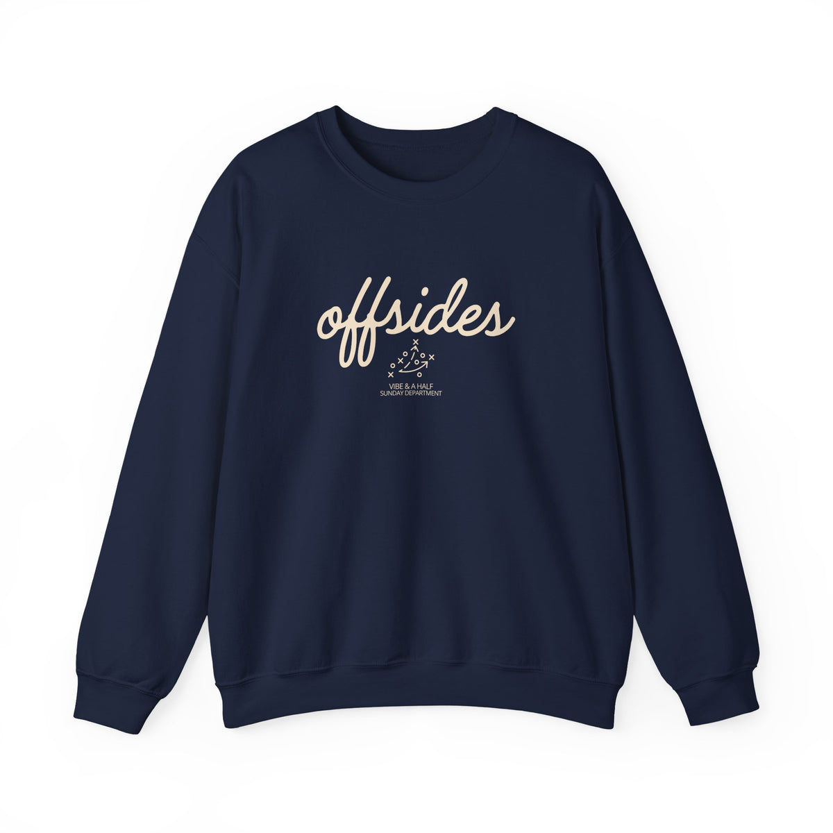 Offsides Crewneck Sweatshirt — Casual Hockey-Inspired Pullover